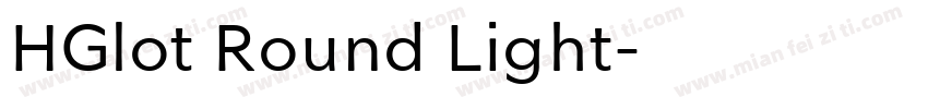 HGlot Round Light字体转换